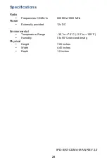 Preview for 28 page of ipDatatel BAT-CDMA User'S Manual Installation And Operating Instructions