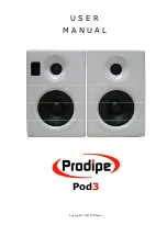 Предварительный просмотр 1 страницы IPE Music Prodipe Pod3 User Manual