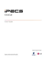 iPECS ClickCall User Manual preview