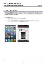 Preview for 8 page of iPECS Communicator for iOS Installation And Operation Manual