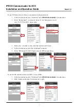 Preview for 11 page of iPECS Communicator for iOS Installation And Operation Manual