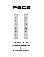 Предварительный просмотр 1 страницы iPECS LIK-MFIM50A Hardware Description & Installation Manual