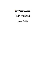 iPECS LIP-7024LD User Manual preview