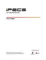 Предварительный просмотр 1 страницы iPECS LIP-8002AE User Manual