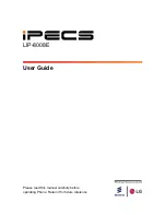 Preview for 1 page of iPECS LIP-8008E User Manual