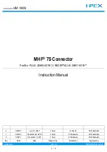 Предварительный просмотр 1 страницы IPEX MHF 7S Instruction Manual