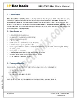 Preview for 4 page of IPEX MULTiCOM-4 User Manual