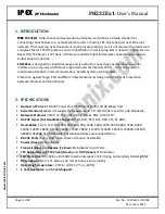 Предварительный просмотр 4 страницы IPEX PH232E-1 Series User Manual