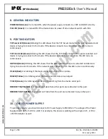 Предварительный просмотр 7 страницы IPEX PH232E-1 Series User Manual