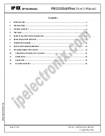 Предварительный просмотр 2 страницы IPEX PH232Ex1Plus User Manual