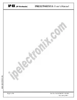 Предварительный просмотр 2 страницы IPEX PH232T485Y11 User Manual