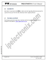 Предварительный просмотр 18 страницы IPEX PH232T485Y11 User Manual