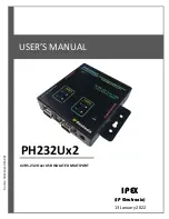 Предварительный просмотр 1 страницы IPEX PH232U-2 Series User Manual