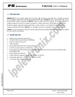 Preview for 4 page of IPEX PH232Ui User Manual