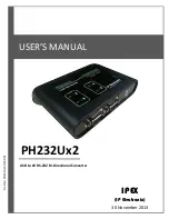 Предварительный просмотр 1 страницы IPEX PH232Ux2 User Manual