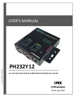 Предварительный просмотр 1 страницы IPEX PH232Y12 User Manual