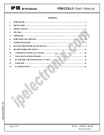 Preview for 2 page of IPEX PH422Ex1 User Manual