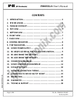 Preview for 3 page of IPEX PH485Ex4 User Manual