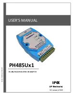 Preview for 1 page of IPEX PH485Ux1 User Manual