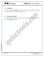 Preview for 27 page of IPEX PH485Ux1 User Manual