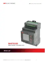 ipf electronic BA870100 Manual предпросмотр