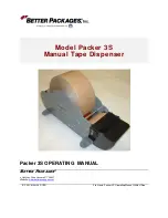 IPG Better Packages Packer 3S Operating Manual preview