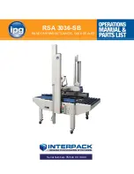 IPG Intertape RSA 3036-SB Operation Manual preview