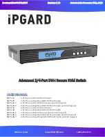 Preview for 1 page of IPGARD SDVN-2D User Manual