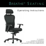 Preview for 1 page of IPI Breathe Task Chair Operating Instructions