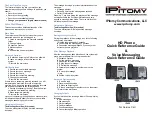 Preview for 2 page of IPitomy IP320 Quick Reference Manual