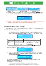 Preview for 9 page of iPixel LED Light T-780K Operation Manual