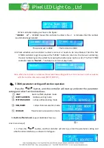 Preview for 10 page of iPixel LED Light T-780K Operation Manual