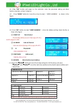 Preview for 12 page of iPixel LED Light T-780K Operation Manual