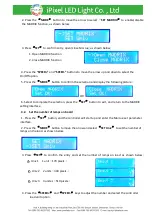 Preview for 20 page of iPixel LED Light T-780K Operation Manual