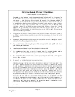 Предварительный просмотр 10 страницы IPM balancedpower plus Installation And Operation Manual