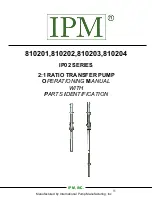 IPM IP02 Series Operationing Manual With Parts Identification preview