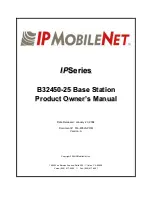 IPMobileNet B32450-25 Product Owners Manual предпросмотр