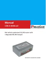 IPmotion CAR-A-WAN.rail CAWv6S7455PR Manual preview