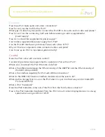 Preview for 2 page of iPort EX-1 Frequently Asked Questions Manual