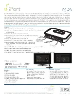 Preview for 2 page of iPort FS-23 Specifications