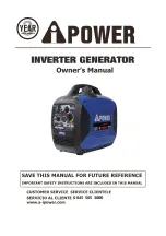 Предварительный просмотр 1 страницы iPower SC2000I Owner'S Manual