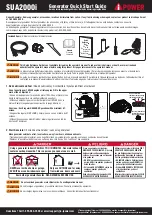 Preview for 1 page of iPower SUA2000I Quick Start Manual