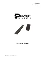 Предварительный просмотр 1 страницы iPower Watch Instruction Manual