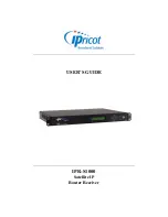 IPricot Satellite IP Router Reciever IPR-S1000 User Manual preview