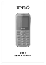 IPRO Bee II User Manual preview