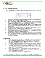 Предварительный просмотр 4 страницы IPS BWG-532-OEM Instruction Manual