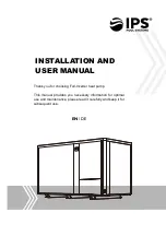 IPS IPS-1200 Installation And User Manual preview