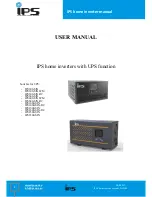 IPS IPS1000-SIN User Manual preview