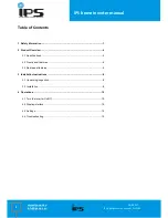 Preview for 2 page of IPS IPS1000-SIN User Manual