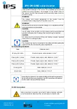 Preview for 16 page of IPS IPSPV33-ONGI-10k0-KTSI User Manual